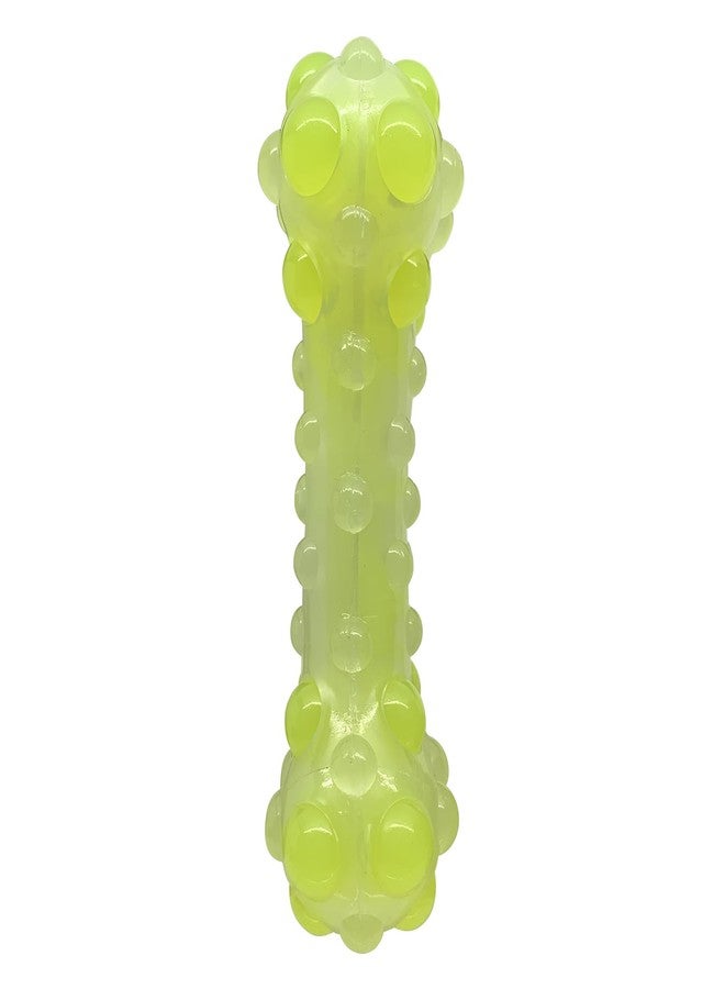 Nerf Dog 7in TPR Squeak Glow Bubble Bone Dog Toy -No Color/Green - Image 3